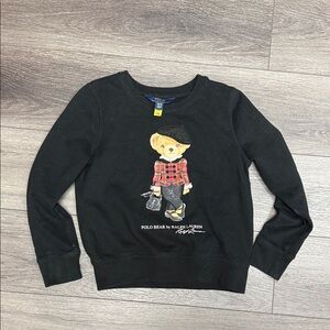 Polo Ralph Lauren kids Parisian polo bear sweater 8/10
